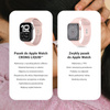 Pasek Crong Liquid do Apple Watch 42/41/40/38 mm Piaskowy Róż Silikonowy