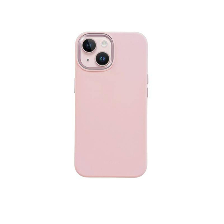 Crong Color Cover LUX Magnetic - калъф MagSafe за iPhone 15 Plus (розов)
