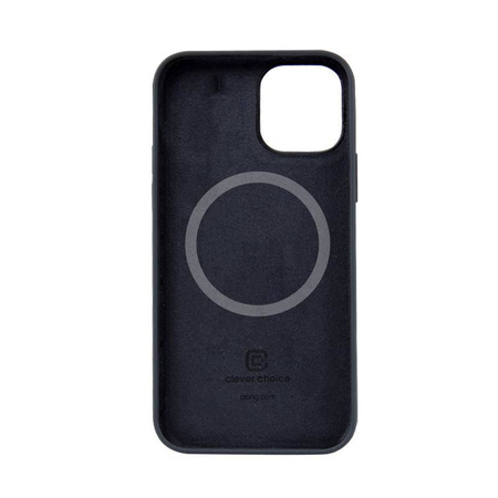 Crong Color Cover Magnetic - iPhone 12 / iPhone 12 Pro MagSafe Tasche (schwarz)