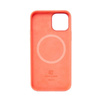 Crong Color Cover Magnetic - Etui iPhone 12 / iPhone 12 Pro MagSafe (koralowy)