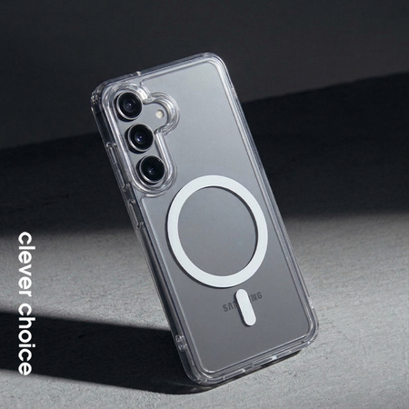 Crong Hybrid Clear Magnetic - MagSafe Case Samsung Galaxy A57 (Clear)
