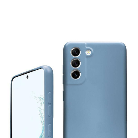 Crong Color Cover - Silikonhülle für Samsung Galaxy S22 (blau)