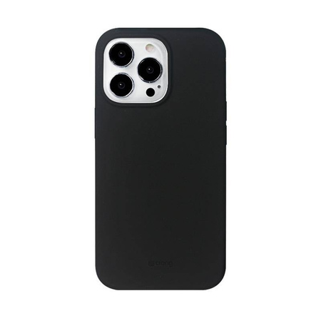 Etui Crong Color Cover Magnetic do iPhone 13 Pro Max MagSafe Silikon Czarne