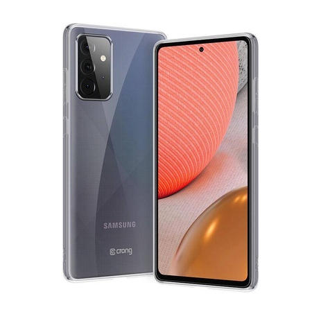 Crong Crystal Slim Cover - Samsung Galaxy A72 Hülle (Transparent)
