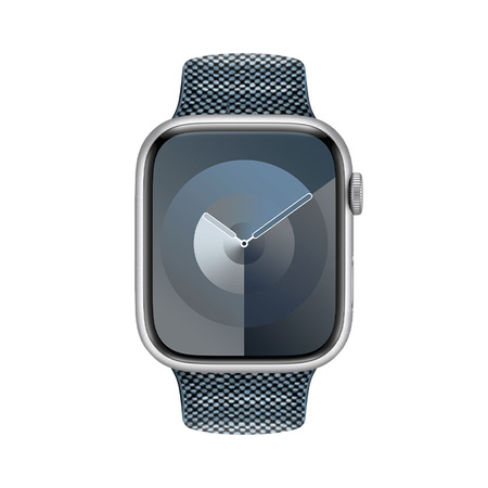 Crong Melange - Magnetisches Armband für Apple Watch 44/45/46/49 mm (blau melange)