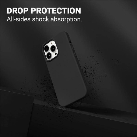 Etui do iPhone 13 Pro Max Crong Color Cover Silikonowy Case Ochronny Czarny
