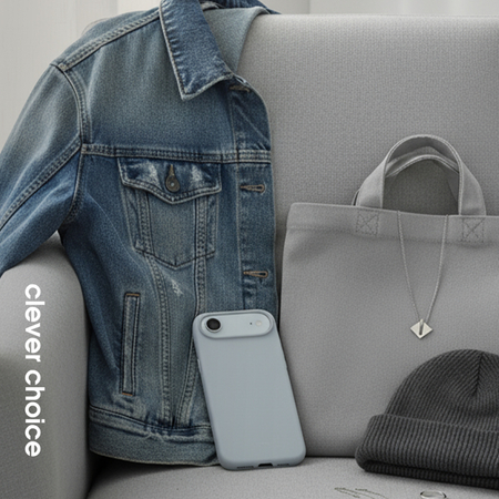 Crong Color Cover Magnetic - калъф за MagSafe за iPhone Air (бежов)