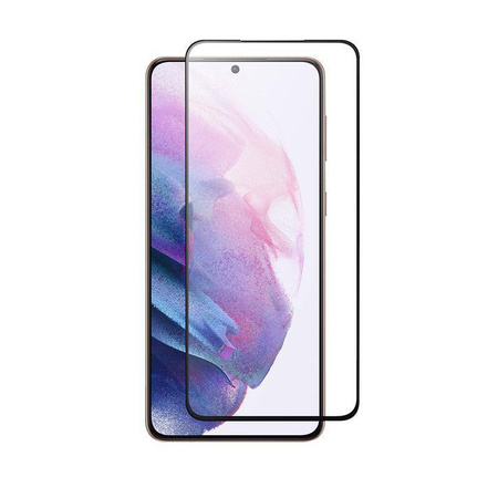 Szkło Crong 7D Nano Flexible Glass do Galaxy S21 Hybrydowe 9H na Cały Ekran