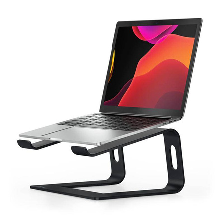 Crong AluBench - Aluminum laptop stand (black)