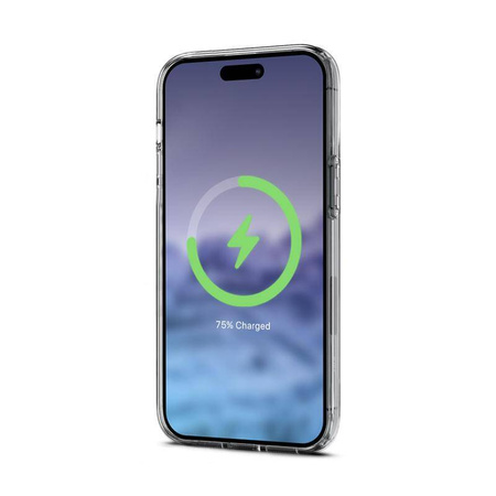 Etui Przezroczyste do iPhone 15 MagSafe Crong Clear MAG Cover Case Bezbarwny