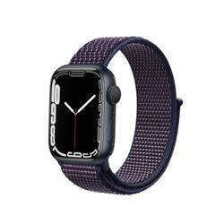Crong Nylon - Opaska sportowa do Apple Watch 42/44/45/49 mm (Midnight Blue)