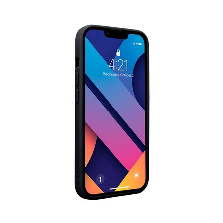Etui Przezroczyste do iPhone 13 Pro Max Crong Clear Cover Case Bezbarwny z Czarną Ramką
