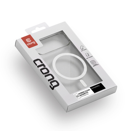 Crong Hybrid Clear Magnetic  - kryt MagSafe Nothing pro telefon 4a (průhledný)