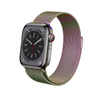 Crong Milano Steel - Λουράκι από ανοξείδωτο ατσάλι για Apple Watch 38/40/41 mm (ιριδίζον)