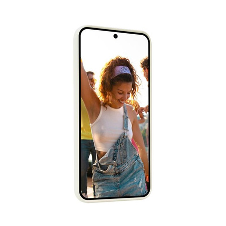 Etui do Samsung Galaxy S23 FE Crong Color Cover Silikonowy Case Ochronny Beżowy