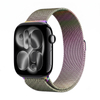 Bransoleta Crong Milano Steel do Apple Watch 42/41/40/38 mm Opalizująca Pasek