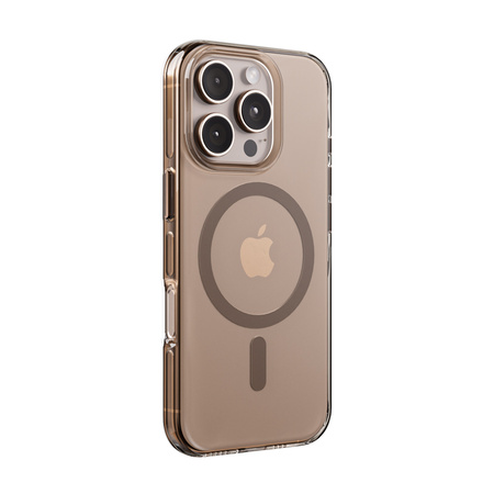 Etui Crong Clear MAG Pro do iPhone 16 Pro Max MagSafe Pustynne Bezbarwne
