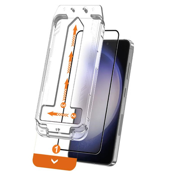 Crong EasyShield 2er-Pack - Samsung Galaxy S24 gehärtetes Glas (2 Stück)