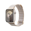 Crong Eclipse - Apple Watch 38/40/41mm magnetic leather strap (beige)
