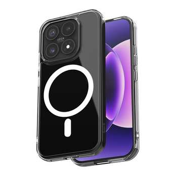 Carcasă Crong Hybrid Clear Magnetic - MagSafe Xiaomi 17 (transparentă)