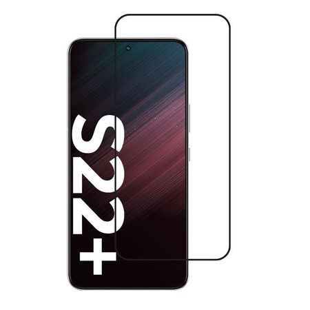 Szkło Crong 7D Nano Flexible Glass do Galaxy S22 Plus Hybrydowe 9H na Cały Ekran