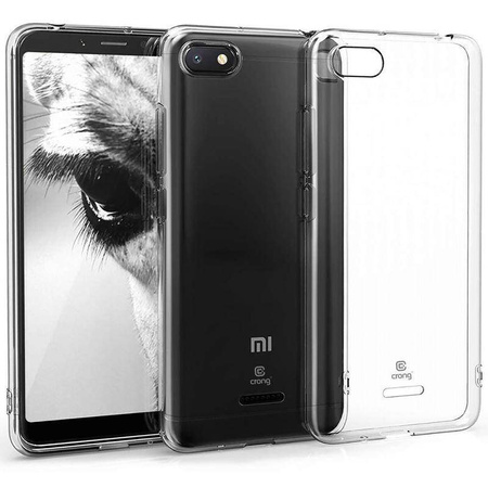 Crong Crystal Slim Hülle - Xiaomi Redmi 6A Gehäuse (Transparent)