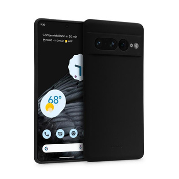 Crong Color Cover - Custodia per Google Pixel 7 Pro (Nero)