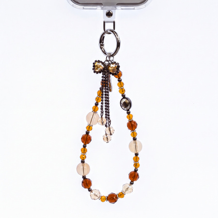 Crong Phone Charm Gold Bow – каишка за китка за телефон с декоративна панделка