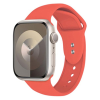 Crong Liquid - Каишка за Apple Watch 38/40/41/42 мм (коралов)