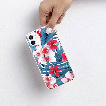 Etui Crong Flower Case do iPhone 12 Mini Kolorowe Plecki Kwiaty Kobiece 03