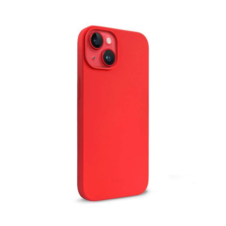 Crong Color Cover - Silikonové pouzdro pro iPhone 14 Plus (červené)