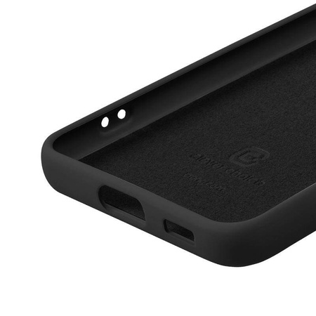 Crong Color Cover - Silikonowe etui do Samsung Galaxy S23+ (czarny)