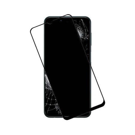 Crong 7D Nano Flexible Glass - Μη εύθραυστο υβριδικό γυαλί 9H για ολόκληρη την οθόνη του Samsung Galaxy M13