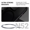 Etui Crong Hybrid Frost MAG Cover do iPhone 16 Pro Max MagSafe Matowe Black