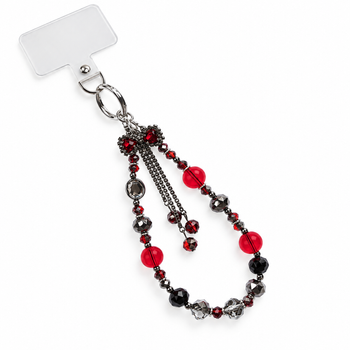 Crong Phone Charm Red Bow – poutko na telefon na zápěstí s ozdobnou mašlí