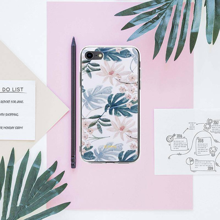 Crong Flower Case - pouzdro pro iPhone SE / 8 / 7 (vzor 01)