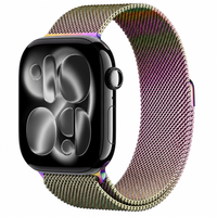 Crong Milano Steel - Rozsdamentes acél szíj Apple Watch 38/40/41/42 mm-hez (Színes)