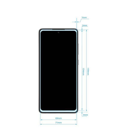 Crong 7D Nano Flexible Glass – Нечупливо 9H хибридно стъкло за целия екран на Samsung Galaxy A72