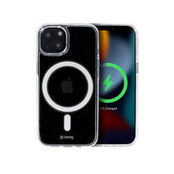 Etui Crong Clear MAG Cover do iPhone 13 Mini MagSafe Przezroczyste Plecki