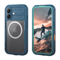 Crong Seal Cover - IP68 Waterproof Case for iPhone 17 (Marine)
