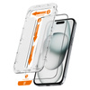 Crong EasyShield 2-Pack - Tvrzené sklo pro iPhone 15 (2 kusy)