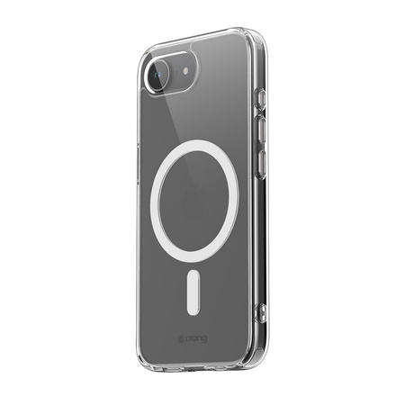 Funda transparente Crong MAG - Funda MagSafe para iPhone 16e (transparente)