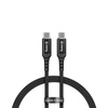 Crong Armor Link - 100W 5A kabel USB-C na USB-C Power Delivery Fast Charging 200cm (černý)