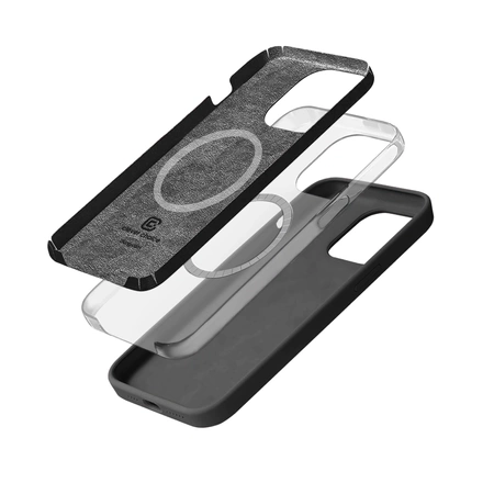 Crong Color Cover Magnetic - iPhone 15 Pro MagSafe Hülle (Titan)