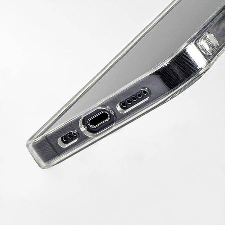 Funda Crong Clear MAG Cover - Funda MagSafe para iPhone 13 mini (Transparente)