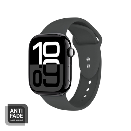 Crong Liquid - Каишка за Apple Watch 44/45/46/49 мм (графит)
