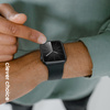 Pasek Crong Liquid do Apple Watch 42/41/40/38 mm Czarny Silikonowy