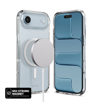 Crong Clear MAG Cover - MagSafe iPhone Air Hülle (Transparent)