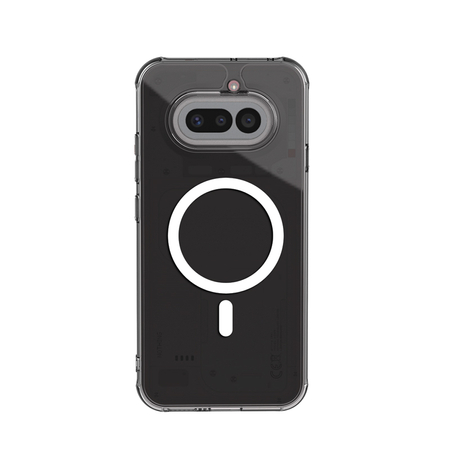 Funda Crong Hybrid Clear Magnetic - MagSafe Nothing Phone 4a (Transparente)