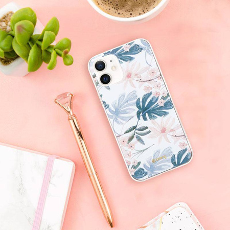 Crong Flower Case - pouzdro pro iPhone 12 / iPhone 12 Pro (vzor 01)